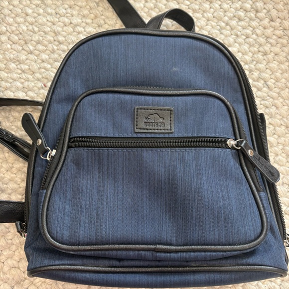 Vintage Roots Mini Blue BackPack - Picture 10 of 12